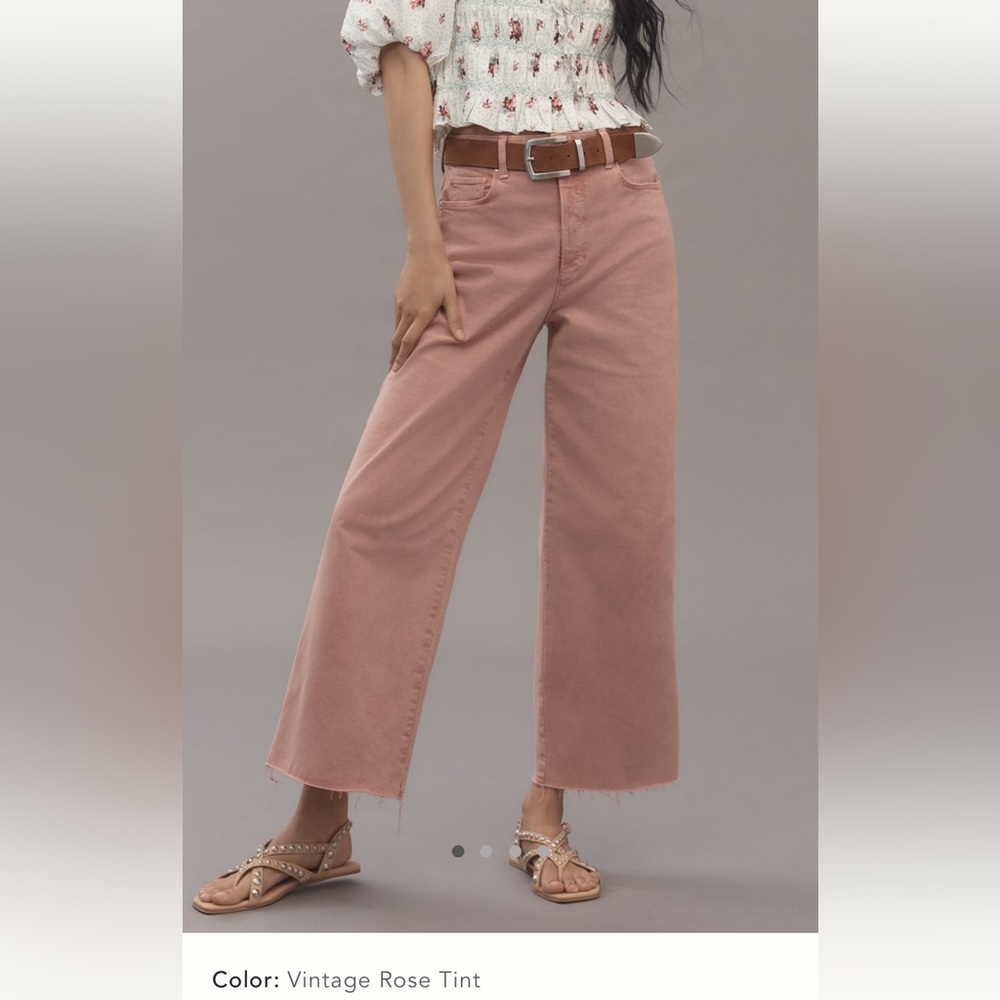 Paige Anessa  Wide-Leg Jeans size 28